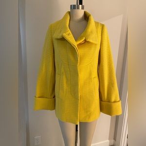 NEW KENAR Yellow pea coat